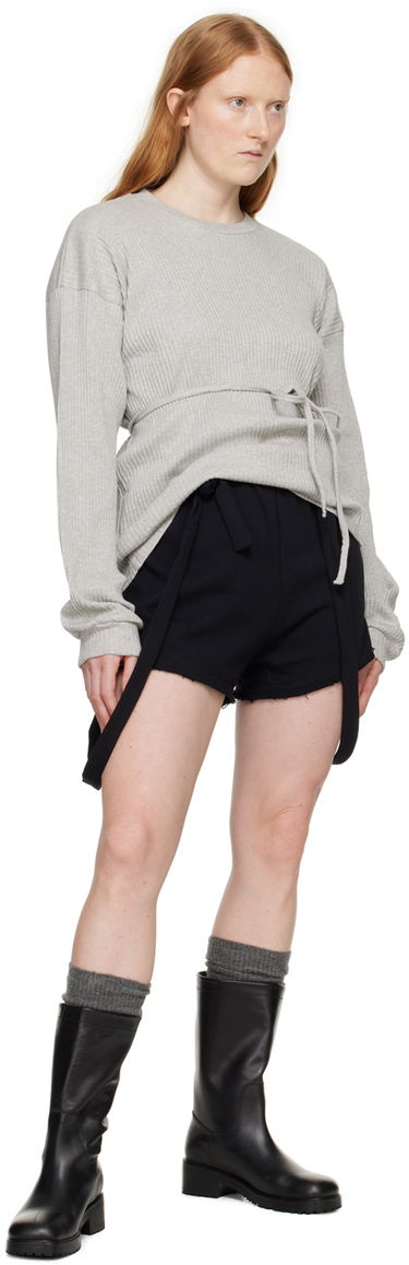 Šortky Baserange Route Tie-Waist Shorts Čierna | FLRSH-CO-SU24, 3