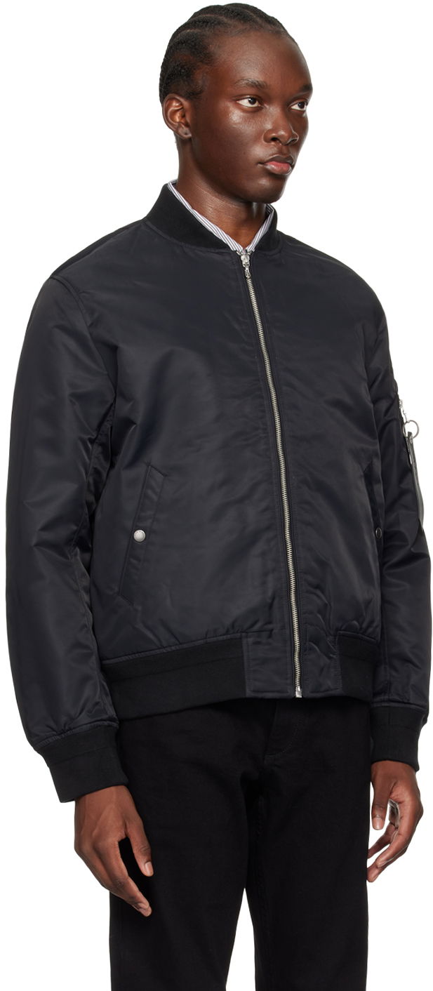 Bomber bunda rag & bone Manston Bomber Jacket Čierna | MBW22F2260M1ML, 1