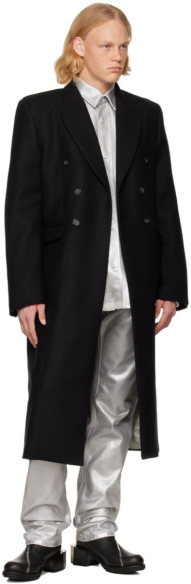 Košeľa VETEMENTS VTMNTS Metallic Denim Shirt Metalická | VL14SH600M, 3
