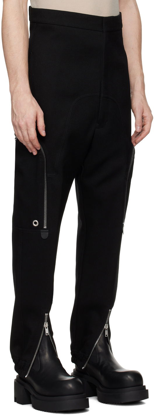 Cargo nohavice Rick Owens Rick Owens Porterville Dirt Bauhaus Cargo Pants Čierna | RU02D6363 WD, 1