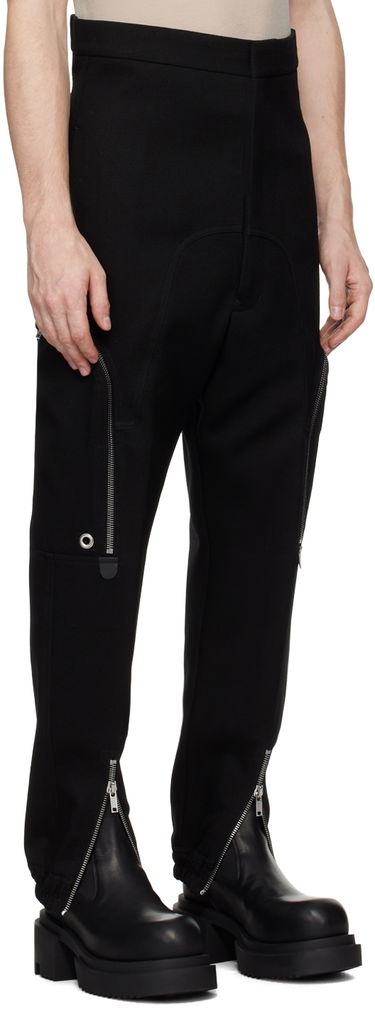 Cargo nohavice Rick Owens Rick Owens Porterville Dirt Bauhaus Cargo Pants Čierna | RU02D6363 WD, 1