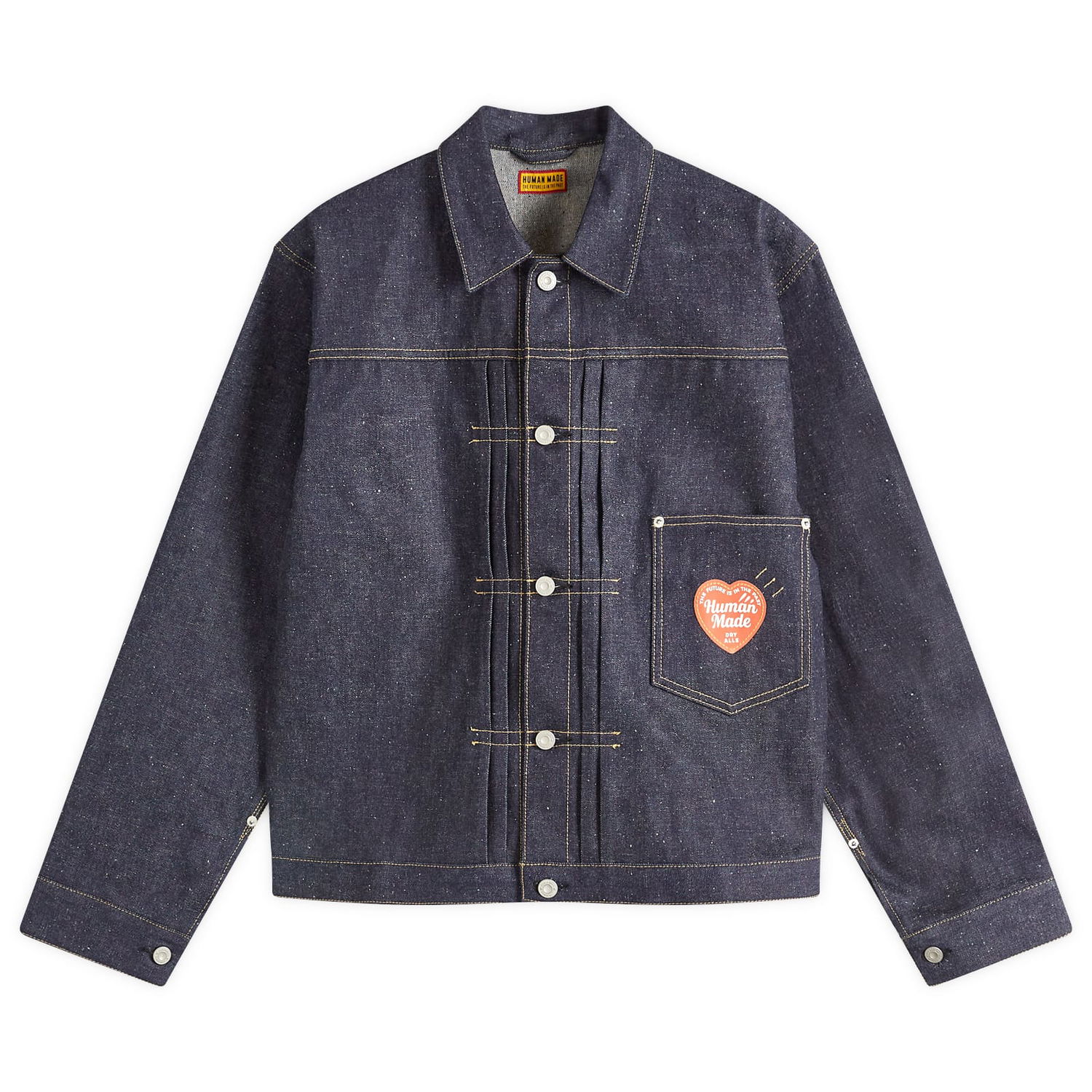 Bunda Human Made Human Made Past Work Denim Jacket, Size Large Modrá | HM29JK002-IND, 0
