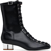 GANNI Oleatex Eyelets Lace-Up Boots