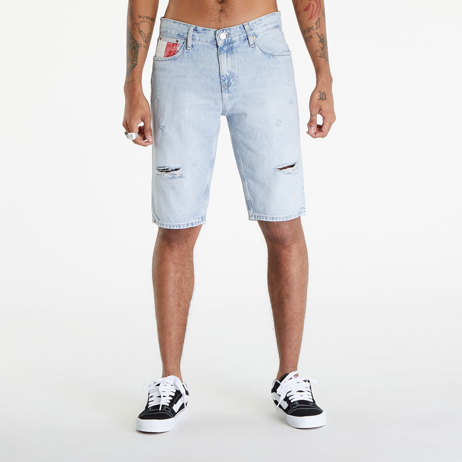 Šortky Tommy Hilfiger Ryan Archive Shorts Denim Light Modrá | DM0DM18804 1AB, 0