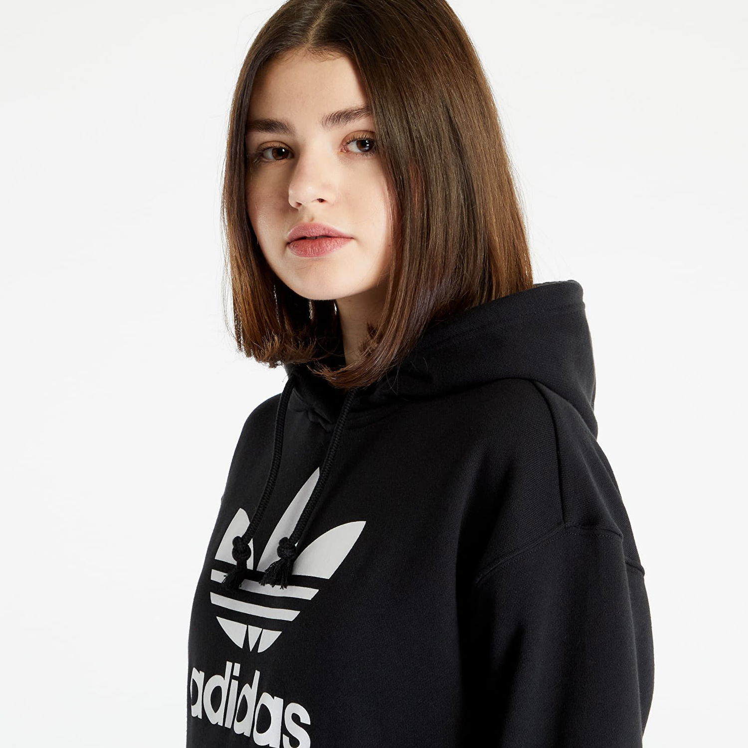 Mikina adidas Originals Trefoil Hoodie Čierna | IB7432, 0