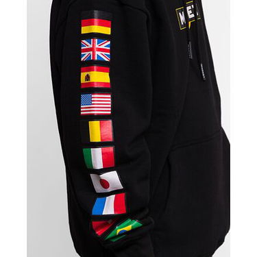 Mikina MARKET Group 5 Hoodie Čierna | 397000413-0001, 4