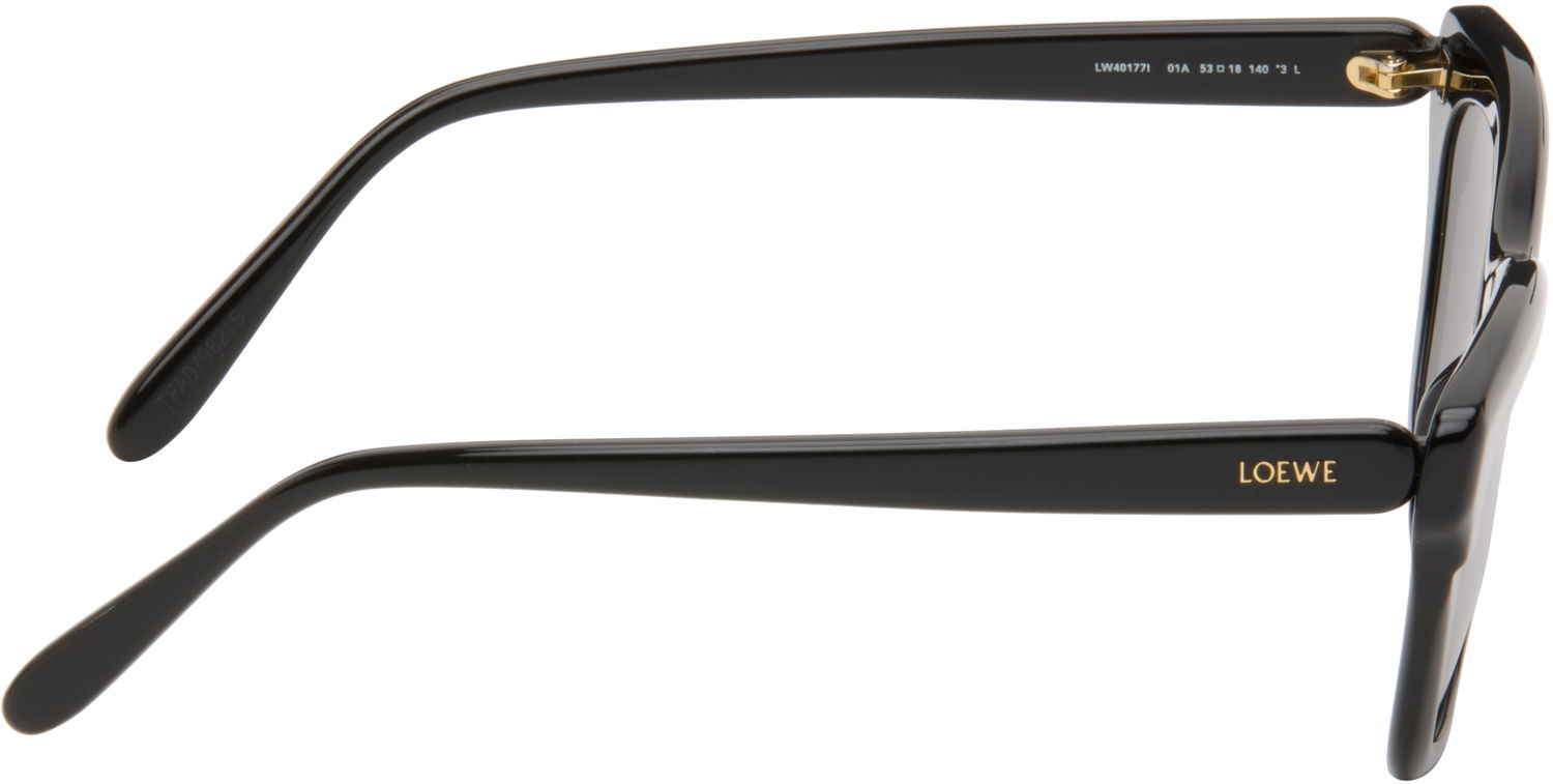 Slnečné okuliare Loewe Thick-Frame Rectangular Sunglasses Čierna | LW40177I@5301A 840126866063, 1