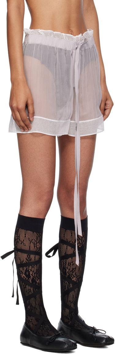 Šortky Ann Demeulemeester Ann Demeulemeester Gilla Lace Boxer Shorts Šedá | B0012822-FA608-050, 1