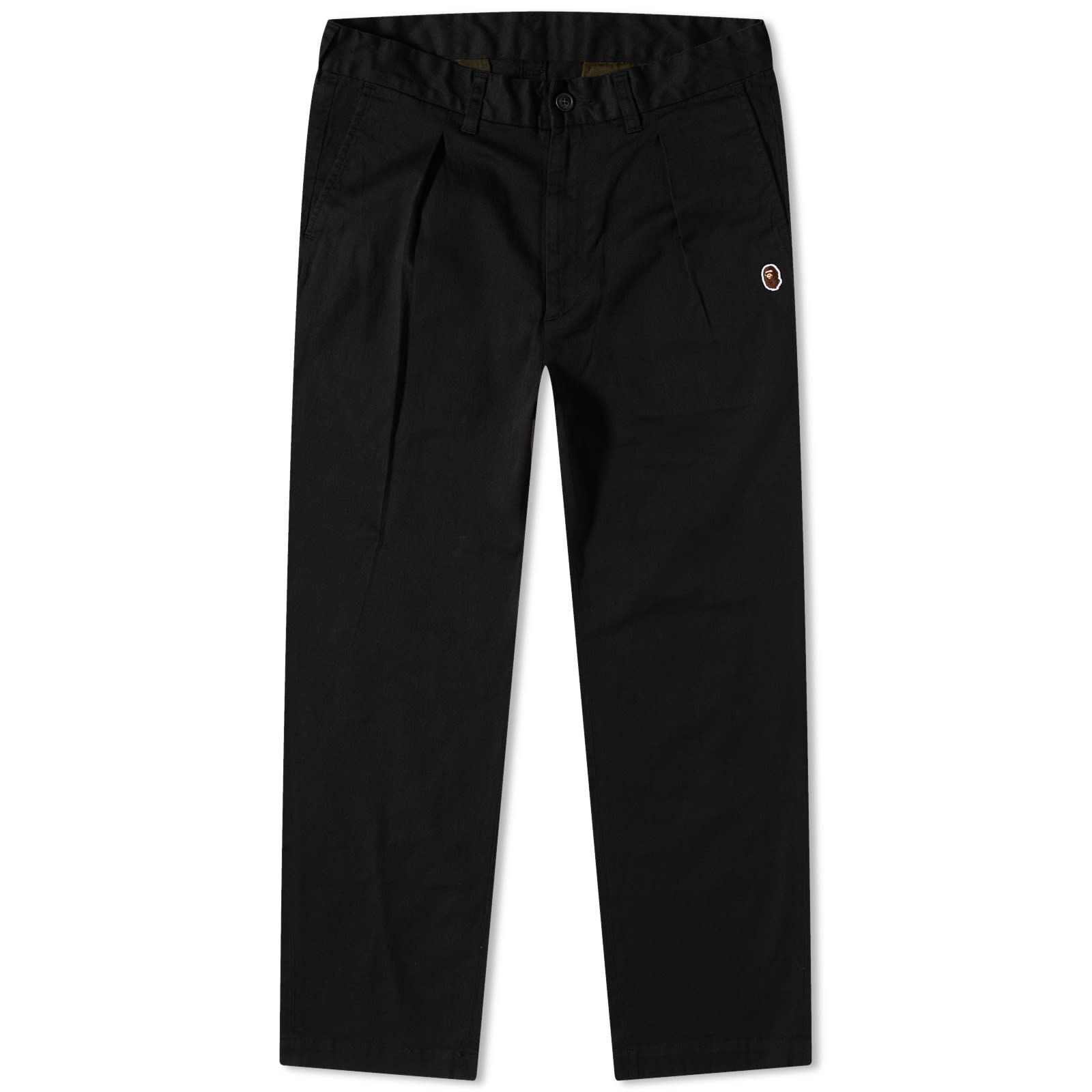 One Point Loose Fit Chino Black