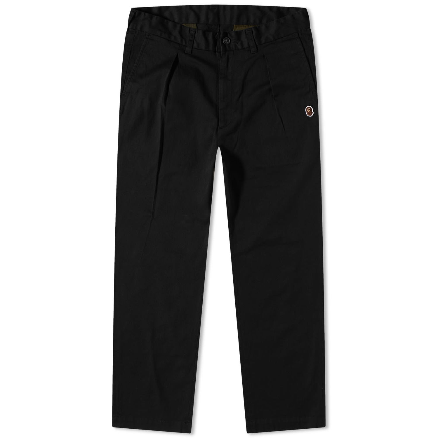 Nohavice BAPE One Point Loose Fit Chino Black Čierna | 001PTJ301002M-BLK, 0