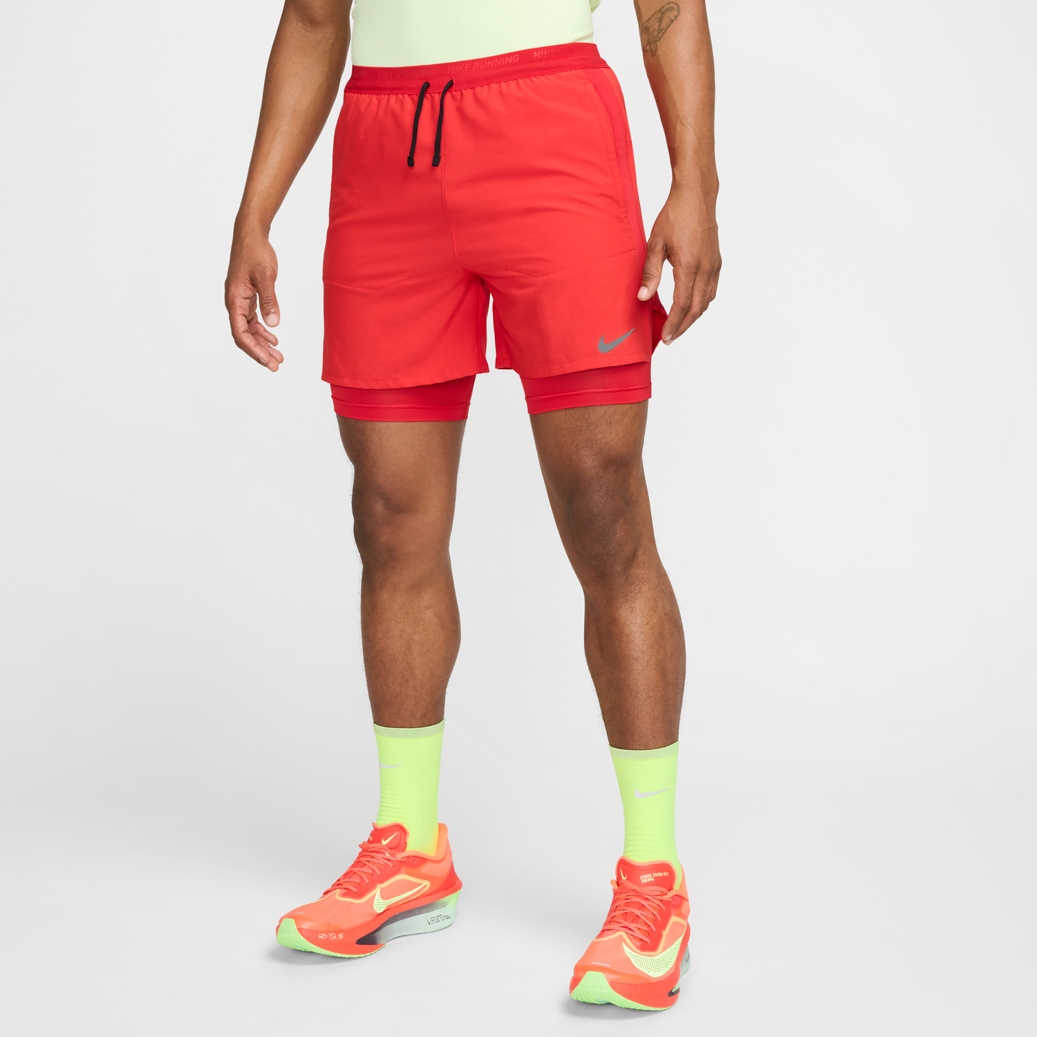 Šortky Nike 5" Stride Dri-FIT Hybrid Running Shorts Červená | DM4757-658, 1