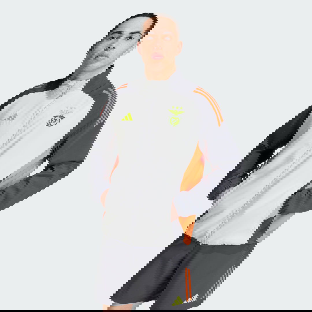 Vetrovka adidas Performance Benfica Tiro Presentation Track Top Šedá | IT3517, 0