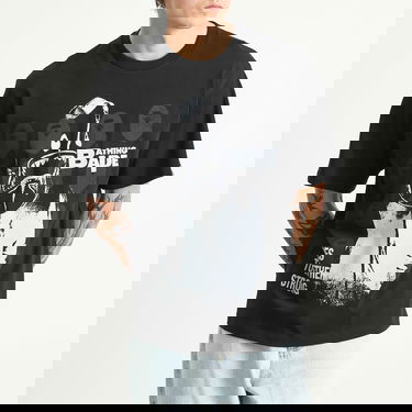 Tričko BAPE A Bathing Ape Spray Paint Multi Logo T-Shirt, Size Small Čierna | 001TEL801343M-BLK, 2