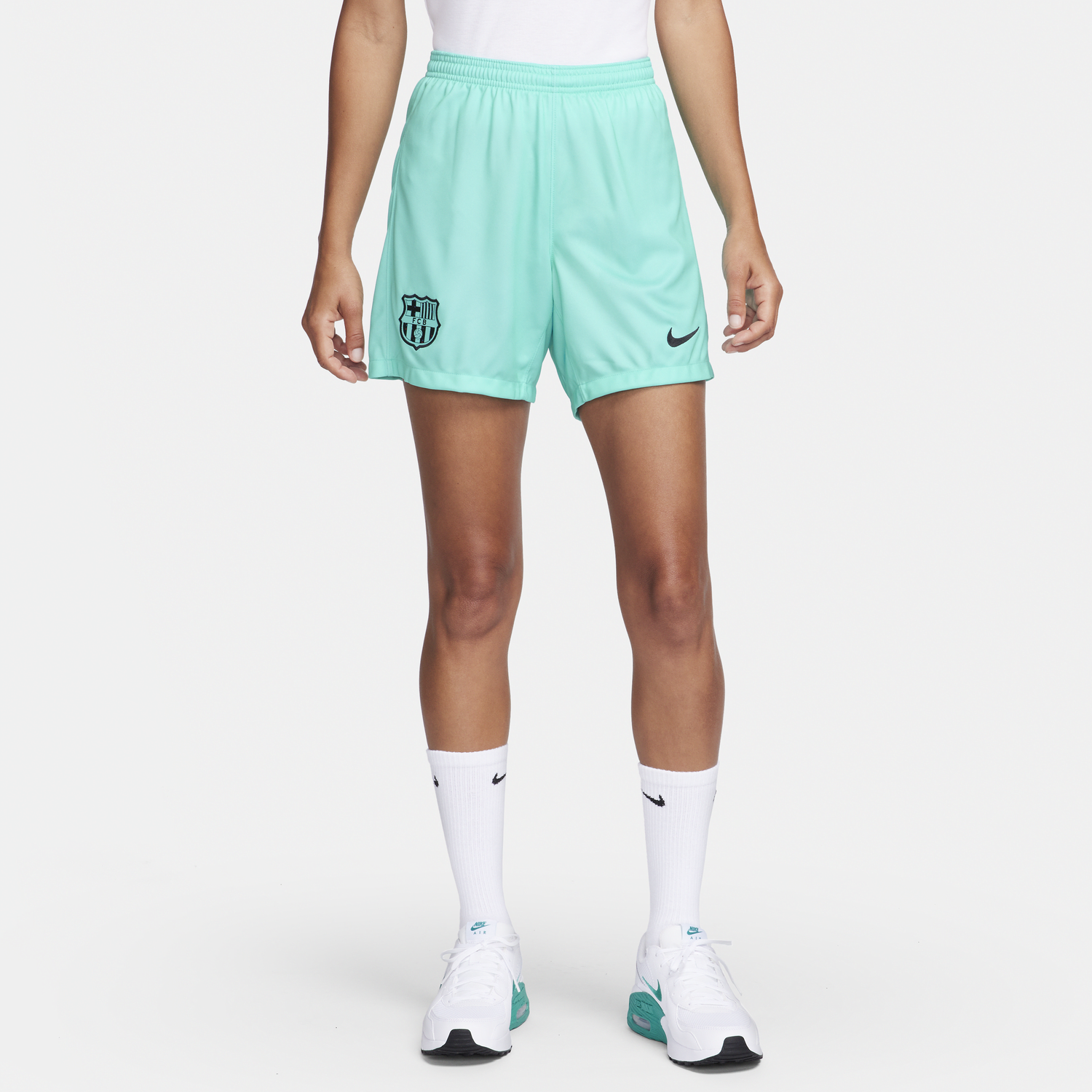 Šortky Nike Dri-FIT FC Barcelona 2023/24 Stadium Third Shorts Tyrkysová | FJ4672-486, 1