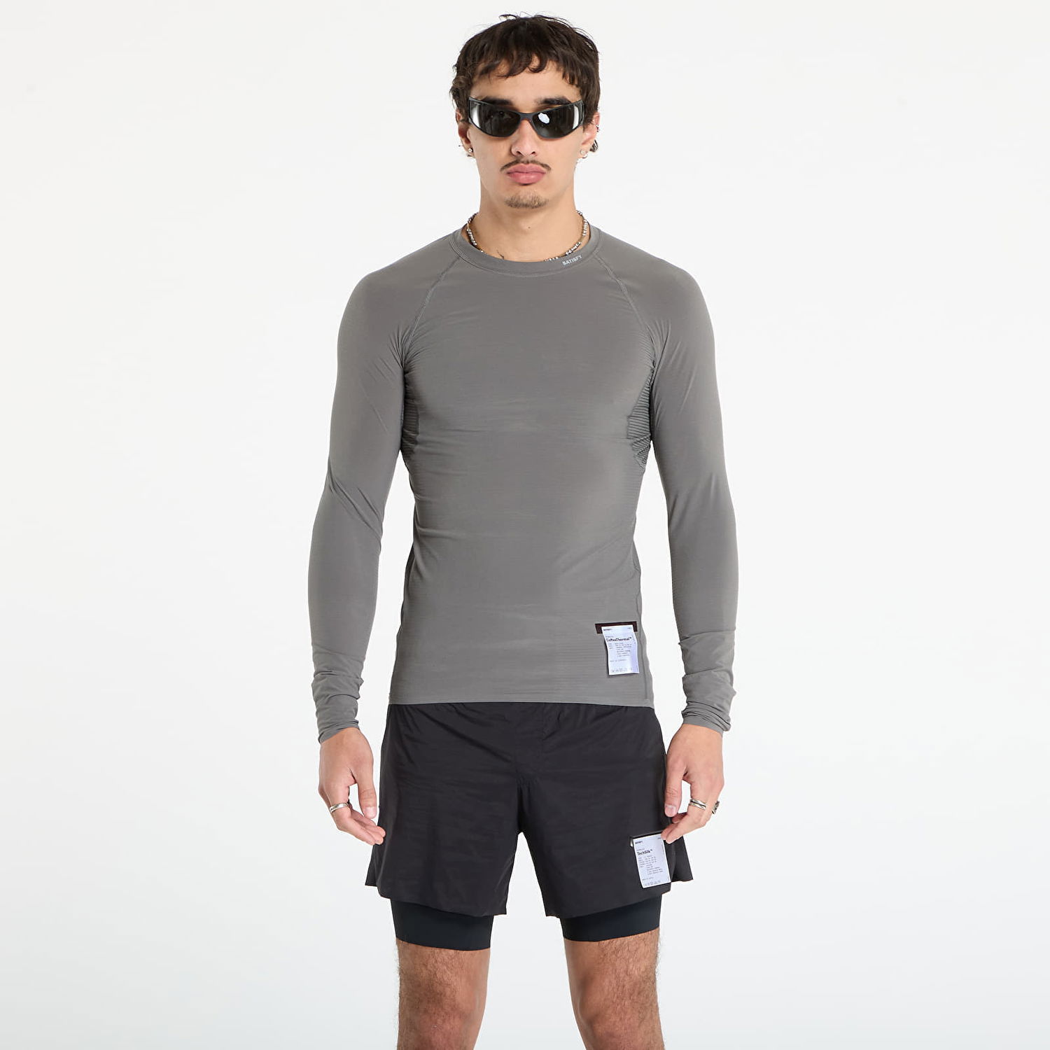 Tričko Satisfy Satisfy Justice CoffeeThermal Base Layer Top Šedá | 11010-DN, 0