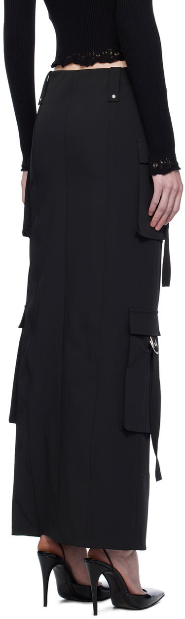 Sukňa Blumarine Blumarine Cargo Maxi Skirt Čierna | A344G010A, 2