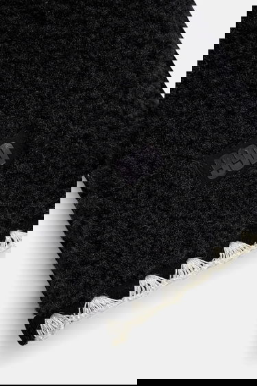 Rukavice UGG Fluff Shell Trim Mittens L/XL Čierna | 101031-BLK, 2