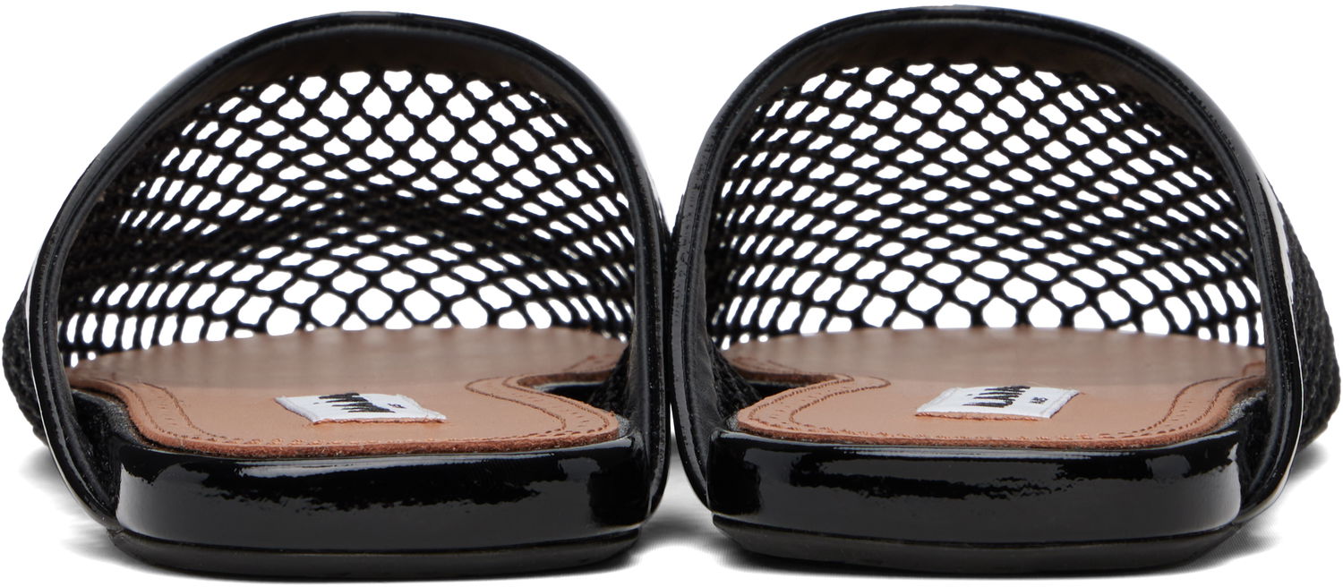 Oblečenie Alaïa ALAÏA Fishnet Flat Mules Čierna | AA3M081TK007, 1