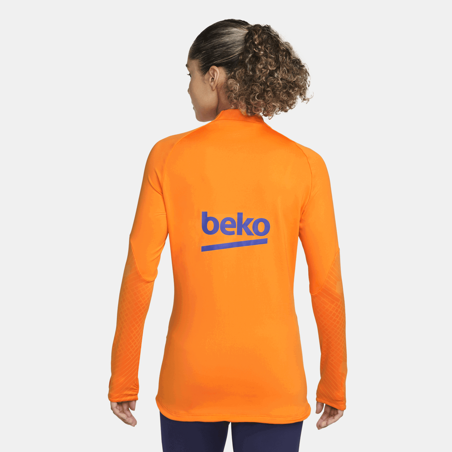 Dres Nike FC Barcelona Strike Women's Soccer Drill Top Oranžová | dc0735-837, 1
