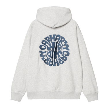 Mikina Carhartt WIP Hooded Jazzy Sweat Jacket Šedá | I034731_24, 1