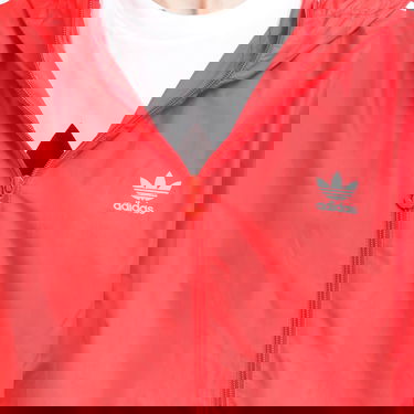 Vetrovka adidas Originals adidas Originals Hooded Windbreaker Jacket Červená | H06685, 2