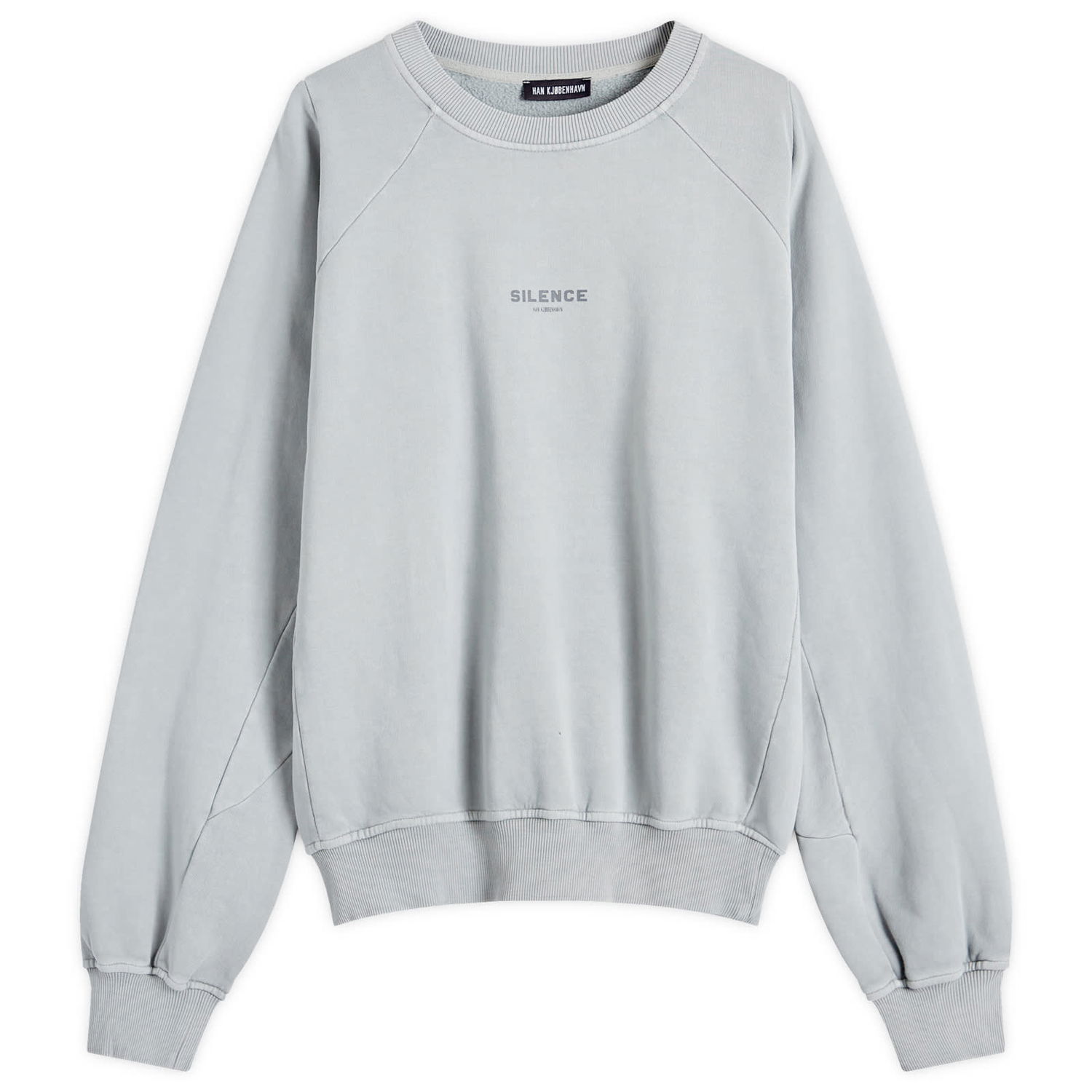Mikina Han Kjøbenhavn Han Kjobenhavn SILENCE Crew Sweatshirt Šedá | U-134149-294, 1