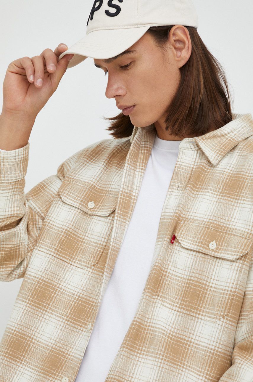 Košeľa Levi's Shirt Relaxed Fit Béžová | 19573.0173, 0