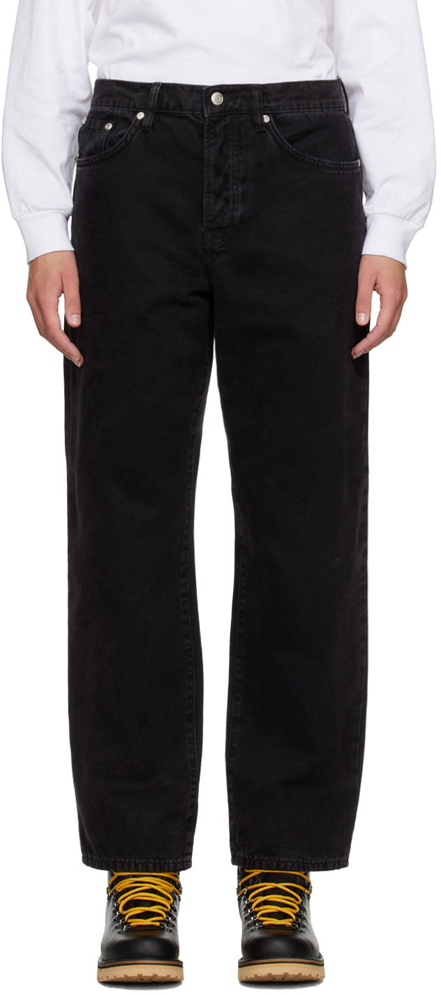 Nohavice a džínsy Stüssy Big Ol' Jeans Čierna | 116618, 0