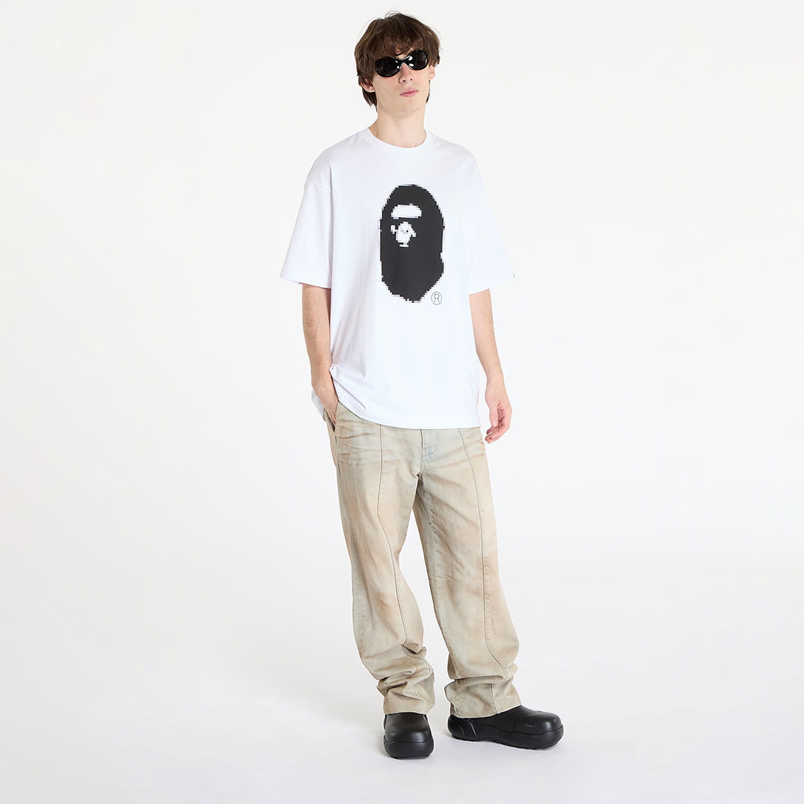 Pixel Ape Head Relaxed Fit Tee