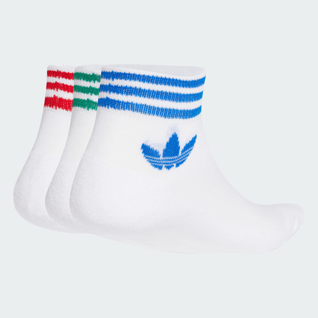Ponožky adidas Performance Trefoil Ankle Socks (3 Pairs) Biela | JI9489, 0