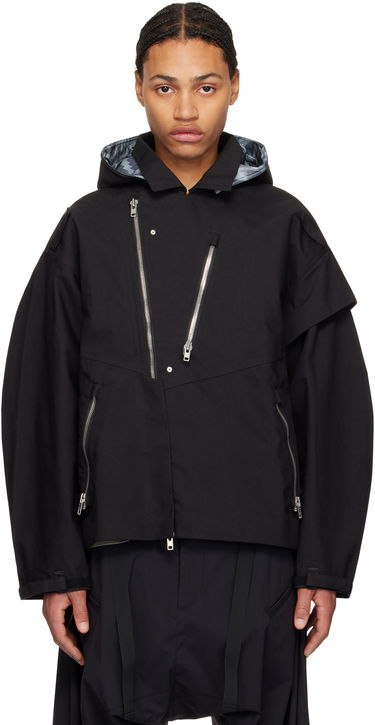 Bunda Acronym J68W-BQ Hooded Jacket Čierna | J68W-BQ, 0