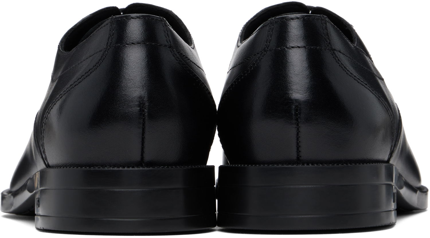 Oblečenie BOSS BOSS Leather Oxfords Čierna | 50536120, 1
