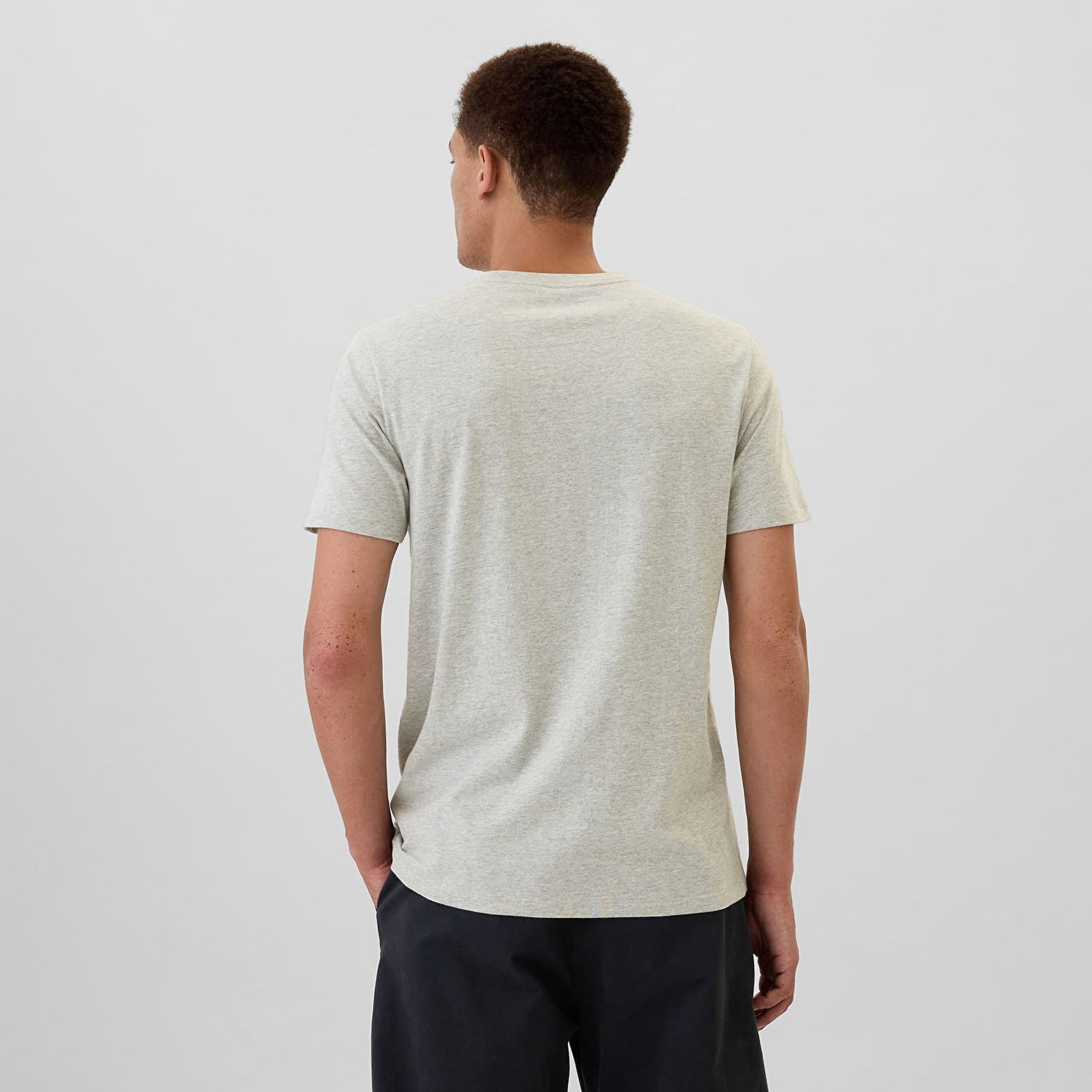 Tričko GAP T-shirt Logo Tee Heather Grey S Šedá | 542246-00, 1