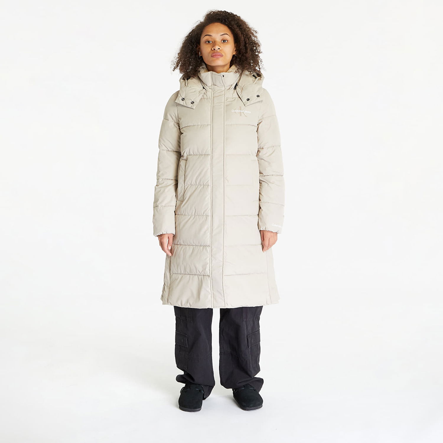 Kabáty CALVIN KLEIN Monologo Non Down Jacket Béžová | J20J221897 PED, 0