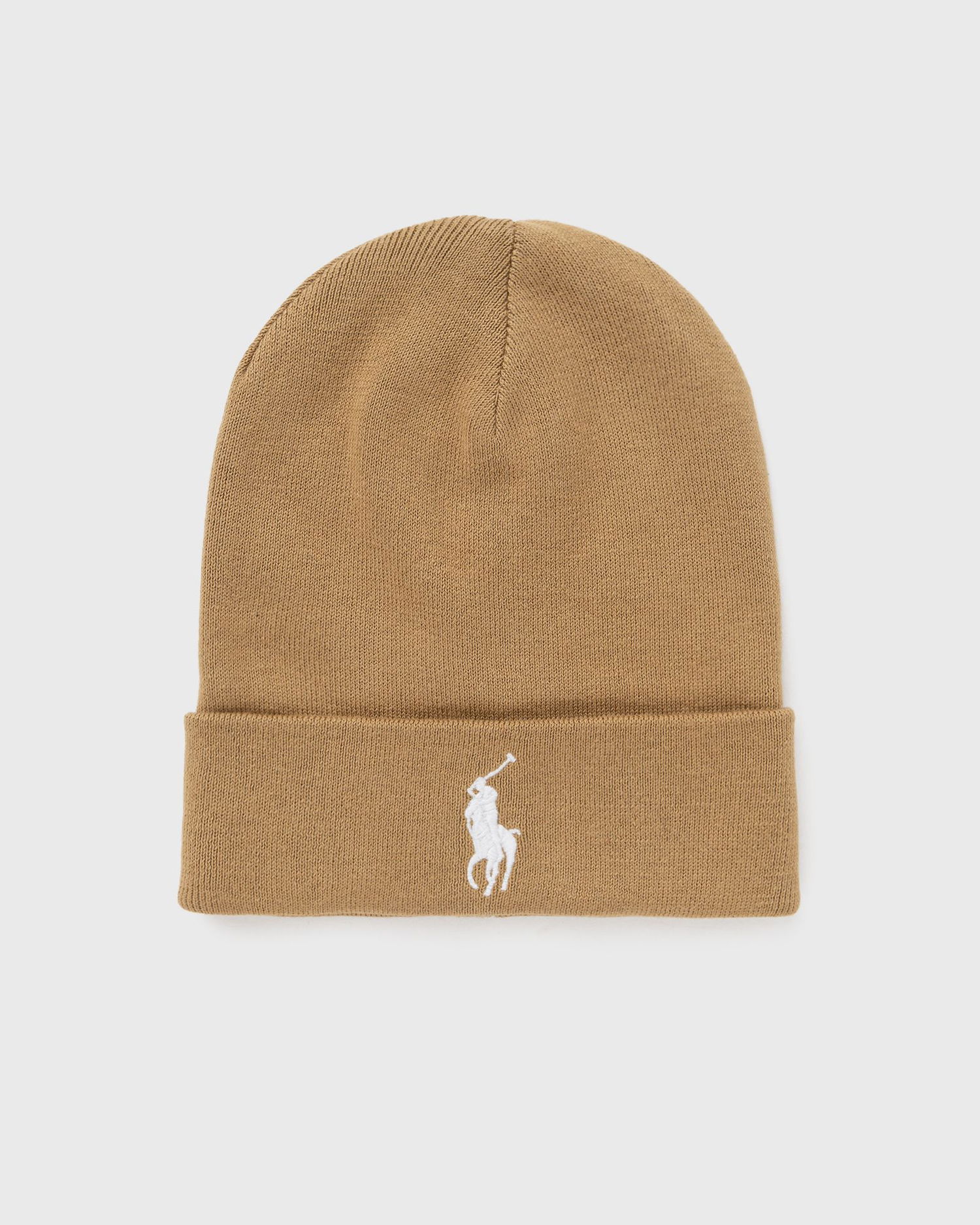 Kulicha Polo by Ralph Lauren Embroidered-Logo Knit Beanie Béžová | 710886138015, 0