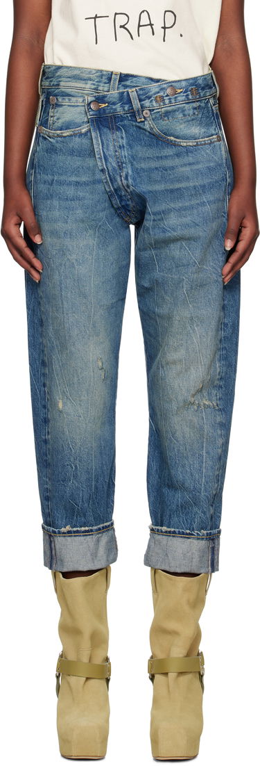 Džínsy R13 R13 Crossover Jeans Modrá | R13W2048-734, 0