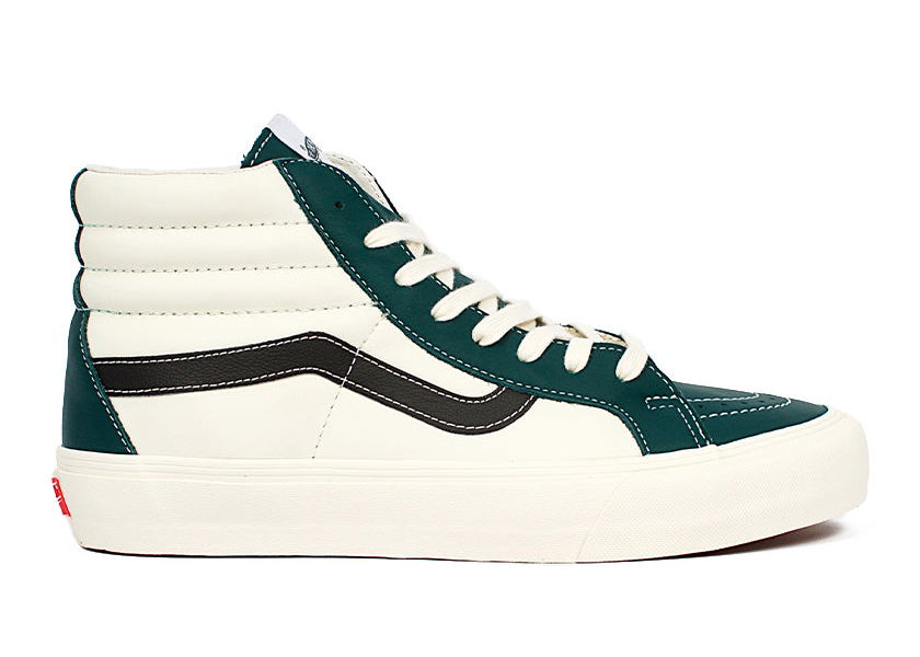 Tenisky a topánky Vans Sk8-Hi Reissue VLT LX Evergreen Marshmallow Biela | VN0A4BVH22D, 0