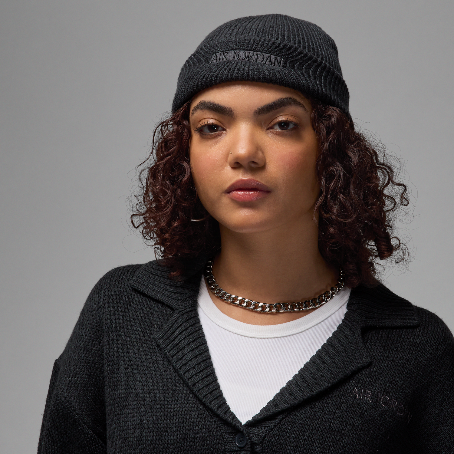 Sveter Jordan Air Jordan Terra Beanie Čierna | HJ2409-045, 1