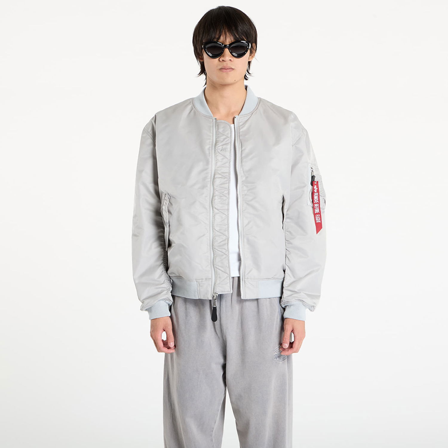 Bomber bunda Alpha Industries Alpha Industries MA-1 CS Bomber Jacket Šedá | 136136-666, 0