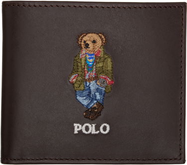 Peňaženka Polo by Ralph Lauren Polo Ralph Lauren Polo Bear Leather Billfold Wallet Hnedá | 405964516001, 0