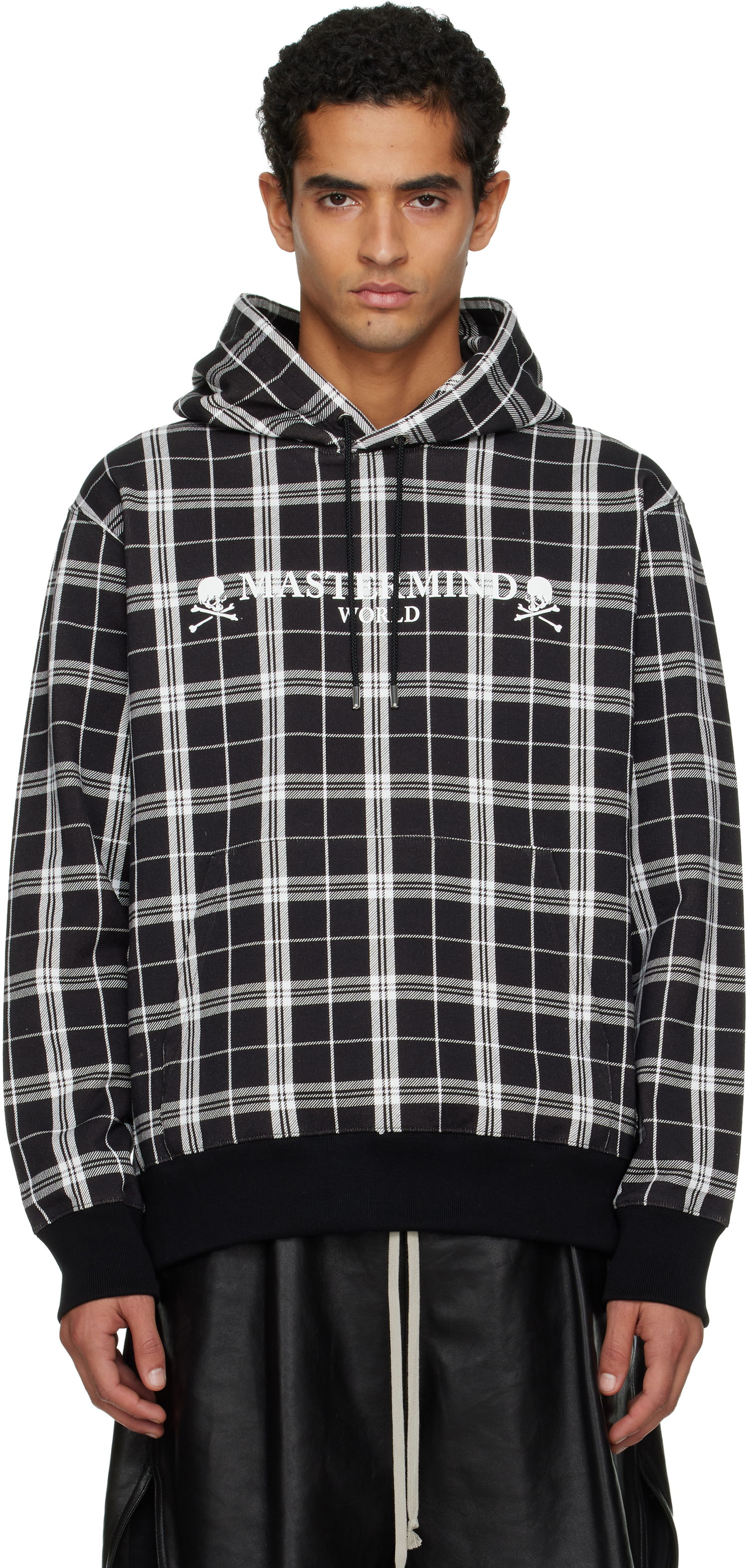 Mikina Mastermind WORLD Plaid OG Logo Hoodie Rôznofarebný | MW25S15-SW025-005, 0