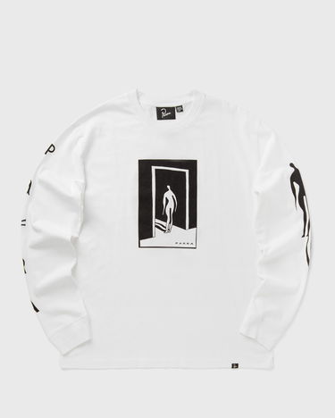Tričko By Parra Hotel Graphic Long Sleeve T-Shirt Biela | 54220, 2