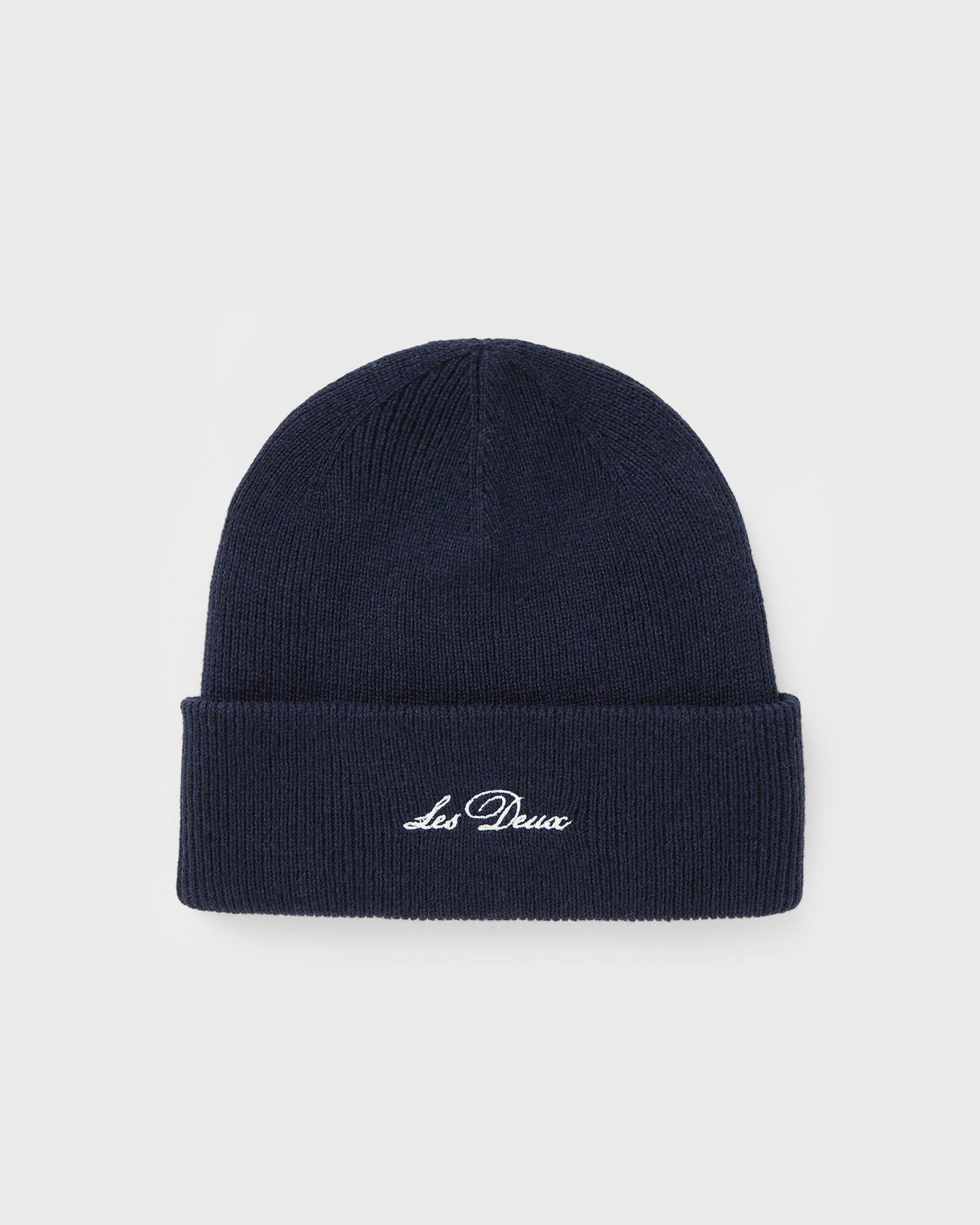 Kulicha Les Deux Wayne Embroidered Beanie Navy | 1000673-460, 0