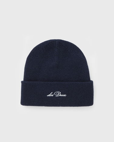 Kulicha Les Deux Wayne Embroidered Beanie Navy | 1000673-460, 0