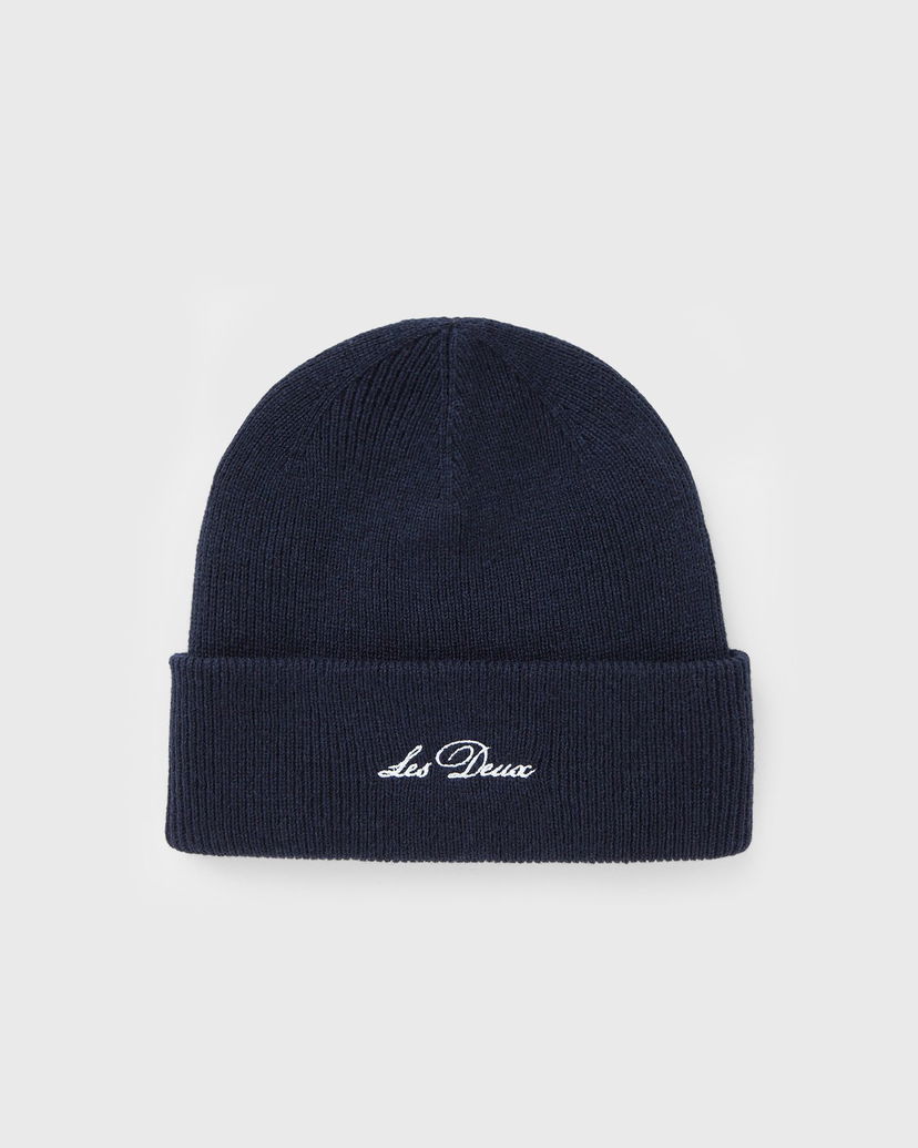 Kulicha Les Deux Wayne Embroidered Beanie Navy | 1000673-460
