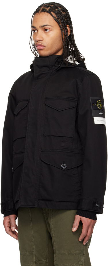 Parka Stone Island Stone Island Field Raso Gommato 3L Jacket Čierna | K1S15 4100064 S0034, 3