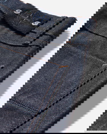 Džínsy Stone Island Indigo Denim Raw Straight Jeans Navy | K2S15-J100005-S00J8 VJ200, 4