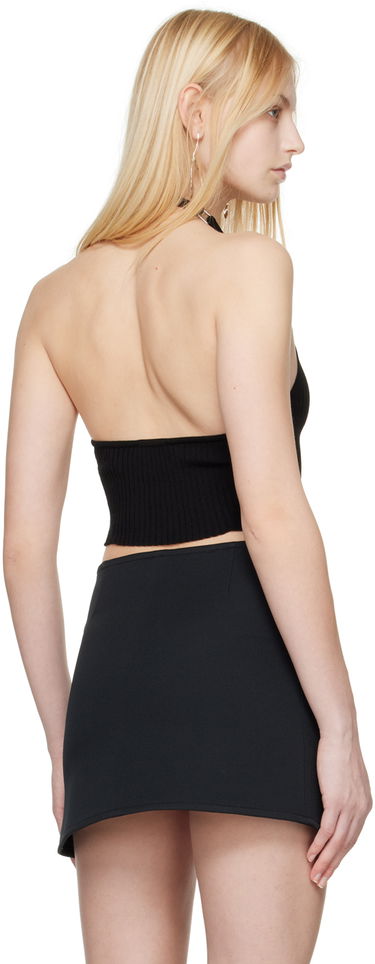 Tielko Courrèges Courrèges Holistic Buckle Tank Top Čierna | 124MTO239FI0001, 2