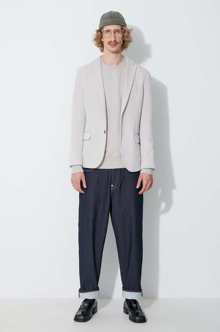Mikina Filling Pieces Lux Crewneck Sweatshirt Šedá | 80513731932, 1
