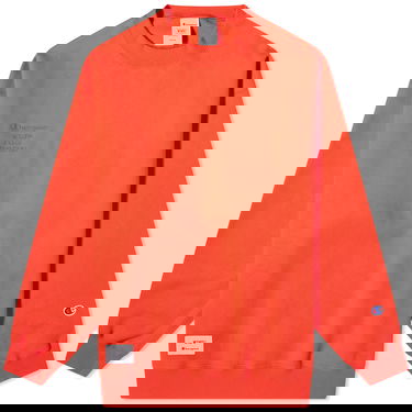 Sveter Champion x WTAPS Crew Sweat Orange Oranžová | C8-Z018-840, 0